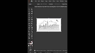 #shorts || Adobe Illustrator 2025 Tips - Convert Images to Vectors remove white Background