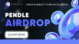 Crypto Airdrop | Up To 15000$ PENDLE Airdrop