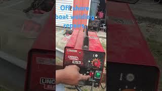 Lincoln electric weld pak a simple set up easy to use for all your offshore boat & trailer repairs