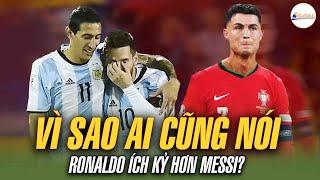 CÙNG LÀ KHÓC NHƯNG VÌ SAO RONALDO BỊ CHÊ ÍCH KỶ CÒN MESSI ĐƯỢC NGỢI KHEN?