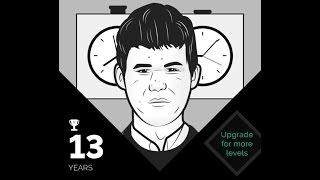 The Rematch: Magnus Carlsen (Age 13) vs GM Huschenbeth | Play Magnus App