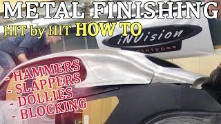 NO BONDO - Metal FINISHING Hand Shaped Roof Skin - Ep.43 | 1940 Ford Inspired Hardtop Coupe Build