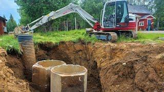 Digging a water well