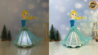 How To Make Paper Cut Lantern Frozen