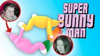 CHEOCHENIT со своей ДЕВЧУЛЕЙ ИГРАЕТ В SUPER BUNNY MAN