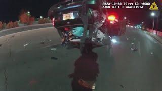 Video: Suspected racer talks to police after Albuquerque crash kills 2