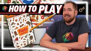 How to Play PARKS: ROLL and HIKE | Board Game Tutorial (Includes Solo)