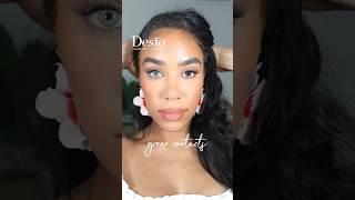 Desio Green Contacts Comparison  #coloredcontacts