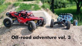 Off-road adventure vol 3. - LEGO Greyhound 4WD RC Buggy & JJRC Q39 1/12 4WD RC Buggy