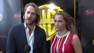 Point Break: Luke Bracey and Teresa Palmer Exclusive CinemaCon Interview (2015) | ScreenSlam