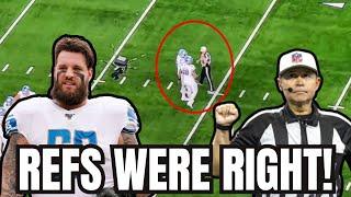 THE REFS WERE RIGHT: NFL Releases Video EXPLAINING Taylor Decker ILLEGAL TOUCHING | Lions vs Cowboys