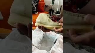 #unboxing my new #wallabee #boots #sneakers #sneakerunboxing