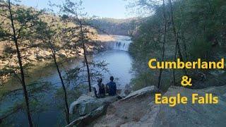 MAJESTIC WATERFALL HIKE!---Hiking Eagle Falls TRAIL, Eagle Falls, Cumberland Falls---Daniel Boone NF