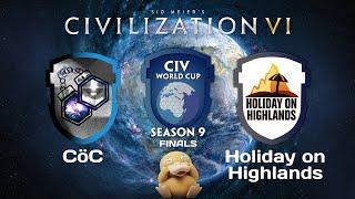 HoH vs CoC FINAL game 2 | CWC Season 9 Civilization 6