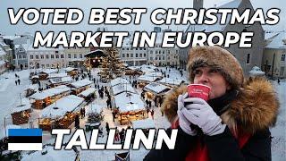 BEST Christmas Market in Europe? Tallinn is a magical HIDDEN GEM!