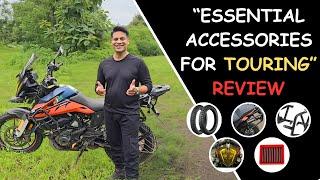 " Must-Have Bike Accessories for Touring  | Ultimate Gear Review for Long Rides!" #adventuretravel