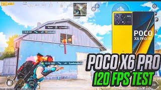 POCO X6 PRO 3.4 120 FPS TEST | POCO X6 PRO AFTER 6 MONTH GAMING PERFORMANCE TEST WITH FPS METER |