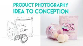 How To Product photography Idea to Conception | bath bomb light setup