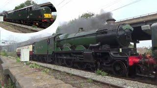 37521 Dragging 5029 'Nunney Castle' Through Bescot Junction, 5Z21