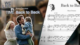 Back to Back (We Live in Time OST) - Bryce Dessner | Piano Cover