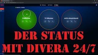 DIVERA 24/7 - Status setzen - Mittel und Wege - FW Albershausen Divera Tutorial Teil 2