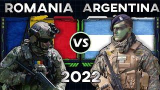 Romania vs Argentina Military Power Comparison 2022