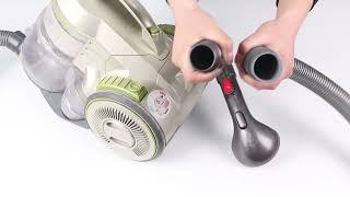 How to assemble & use laymi dog brush vacuum attachment