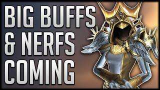 HUGE Class Changes, Buffs & Nerfs Coming & Alts Get FREE Gear??