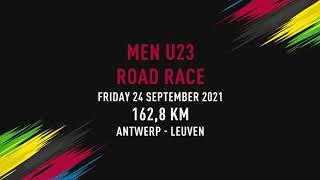 2021 UCI World championships - Flanders | Official route Men U23 Road Race