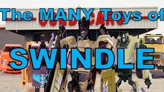 The MANY Toys of Swindle - The Action Figure History of Combaticon Swindle from Transformers