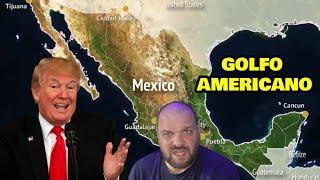 TRUMP QUIERE CAMBIARLE EL NOMBRE AL GOLFO DE MÉXICO Y LLAMARLO EL GOLFO DE AMÉRICA