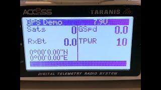 OpenTX Radio GPS coordinates setup