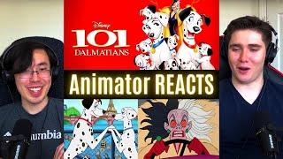 REACTING to *101 Dalmations (1961)* THIS IS SCARY!!! (First Time Watching) Animator Reacts