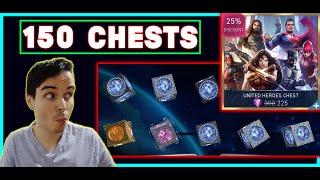 150 United Heroes Chest Opening Injustice 2 Mobile Pulling For Justice League Cyborg