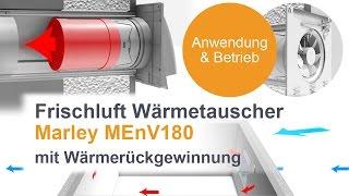 Frischluft Wärmetauscher MEnV180 von Marley - creoven.tv Produktvideo