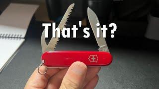 The Victorinox Walker - The perfect MINIMALIST OUTDOORSY swiss army knife! Discontinued?!!!