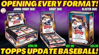 *WE GOT A HOT BOX! 2024 TOPPS UPDATE BASEBALL JUMBO, HOBBY, AND BLASTER BOX REVIEW!️