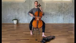 Cello Yoga session at Creature Yoga | Conrad Hamill