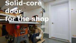 Shop built - DIY Solid core door