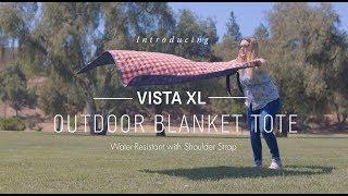 Vista XL Outdoor Picnic Blanket & Tote