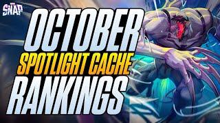 BEST SPOTLIGHT CACHES for OCTOBER & NOVEMBER in Marvel Snap! Every Cache RANKED!