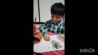 Creative Chirag #colouring #decoration # fun #learning