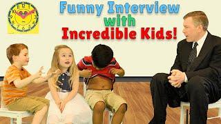 Funny Interview with Kids! What Makes You Incredible? Happy Kids Are Incredible Week!