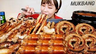 SUB) 곱이 가득가득  곱창 대창 3KG & 된장찌개 까먹방 (ft.소주 필수) Beef Intestine GopChang & Daechang REAL MUKBANG ASMR