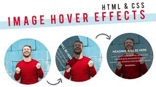 CSS Image Hover Overlay Effects | HTML & CSS | Pure CSS Tutorial