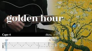 golden hour - JVKE - Fingerstyle Guitar TAB Chords