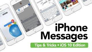 iPhone Messages Tips and Tricks IOS 10 Edition