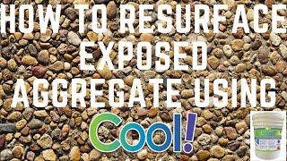 How To Resurface Exposed Aggregate Pool Deck with COOL Pool Deck Coating