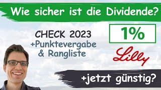 Eli Lilly Aktienanalyse 2023: Wie sicher ist die Dividende? (+günstig bewertet?)