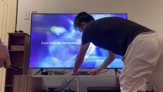 Samsung 55AU7000 55" UHD SMART TV | UNBOXING / SET UP